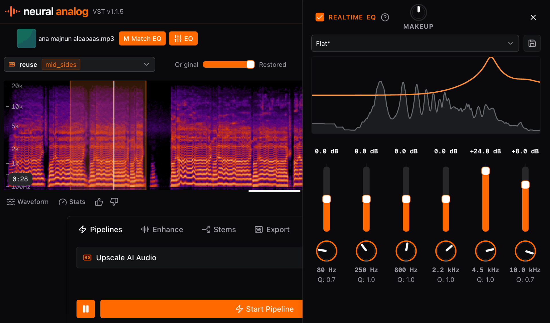 Capture de l'interface Neural Analog VST