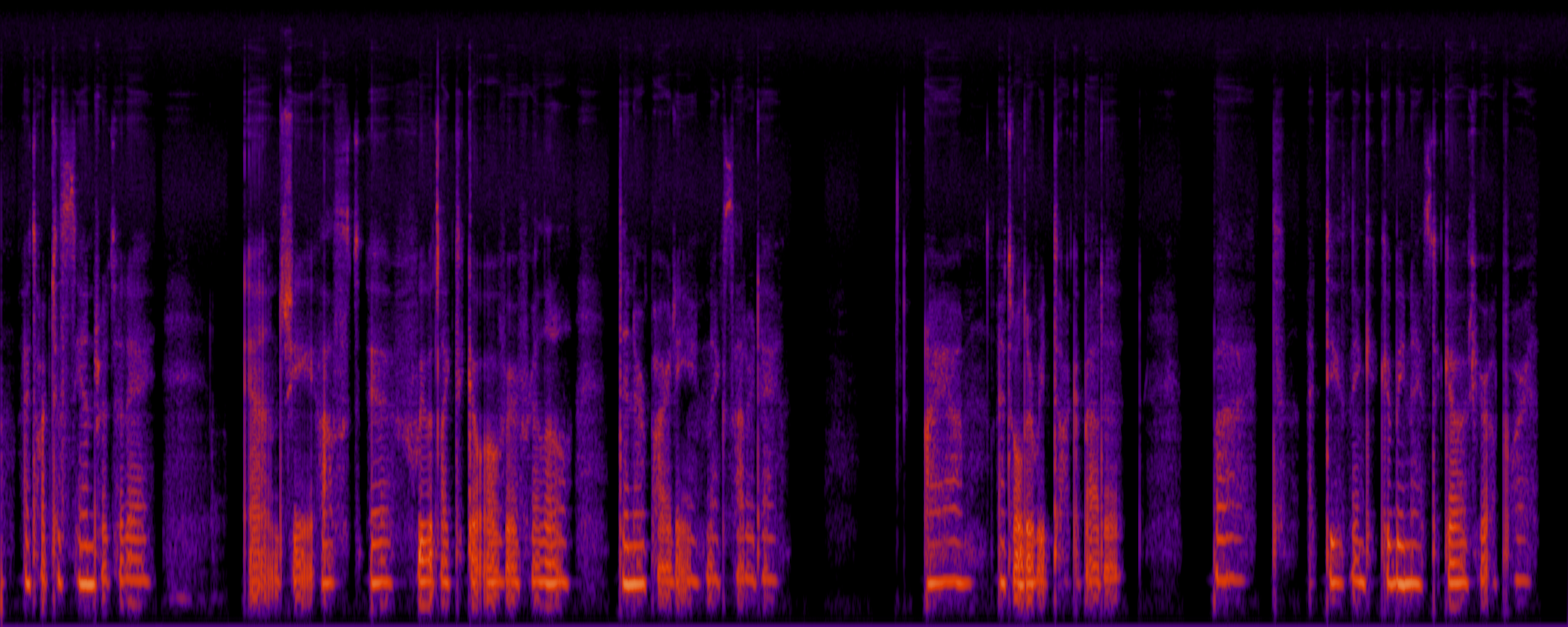 Restored Spectrogram: Voicemail · Restoration
