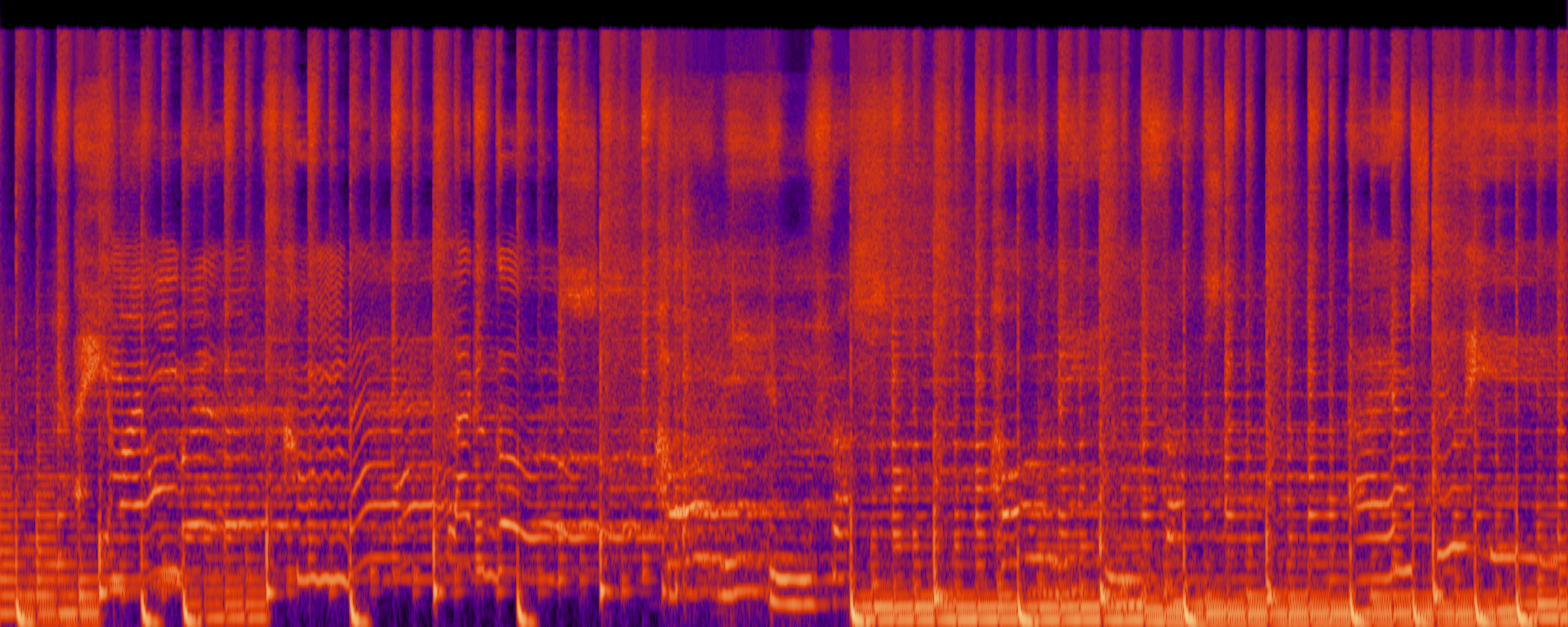 Original Spectrogram: AI song · Upscaling · Noise removal